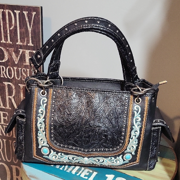 American Bling Handbags - American Bling Western Conceal Carry Shoulder Bag